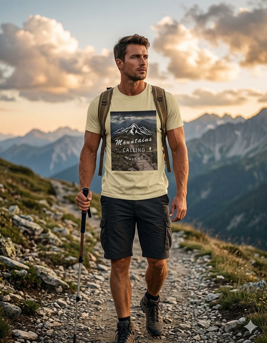 Men Printed Regular Fit Crew-Neck T-Shirt